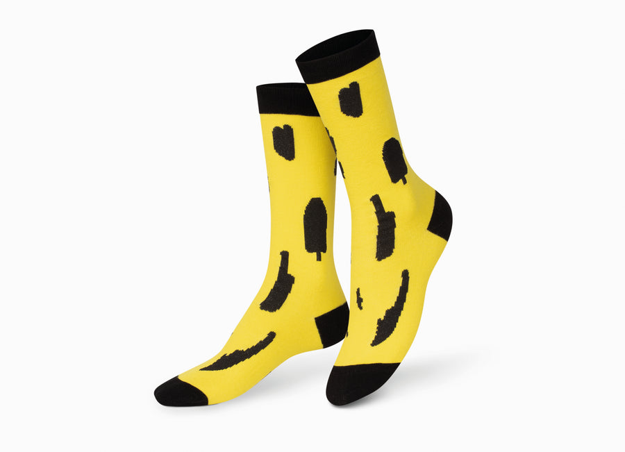 Tropical Banana Socks by EAT MY SOCKS