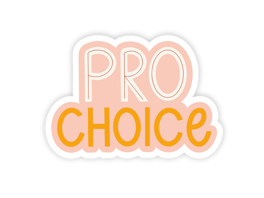 Pro Choice Feminist Sticker by Twentysome Design