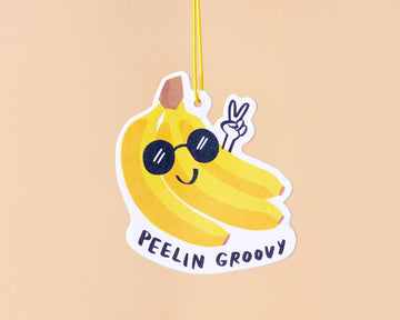Peelin' Groovy Banana Air Freshener by And Here We Are