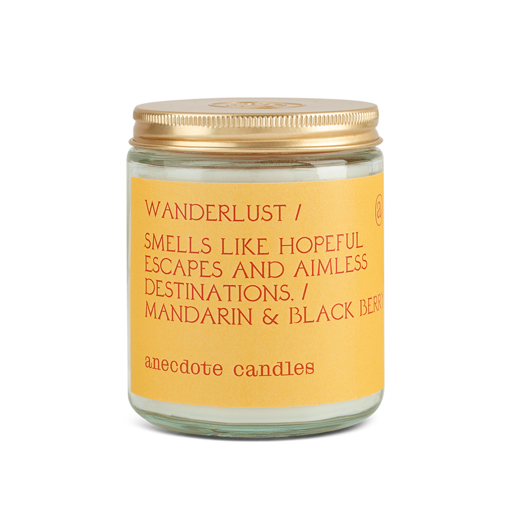 Wanderlust Candle by Anecdote Candles, Larissa Loden