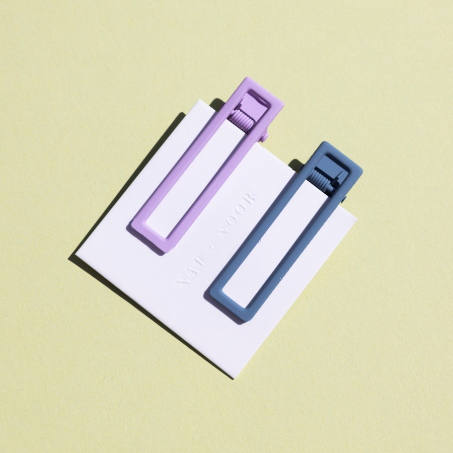 Lu Lu Hair Clips in Lilac and Blue by Nat + Noor