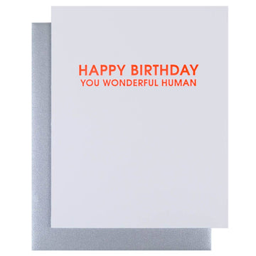Wonderful Human Birthday Card by Chez Gagné
