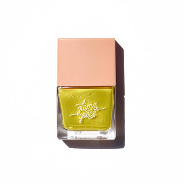 Non-Toxic Nail Polish in Lemon Drop by Glam & Grace