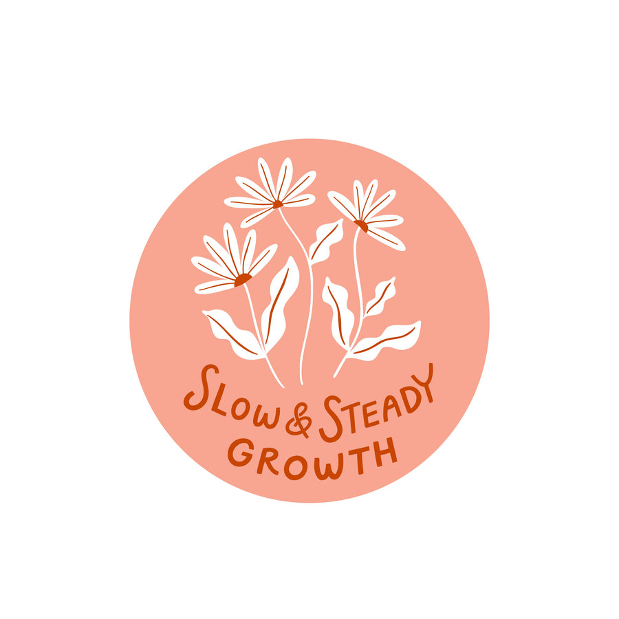 Slow & Steady Growth Sticker by Odd Daughter Paper Co