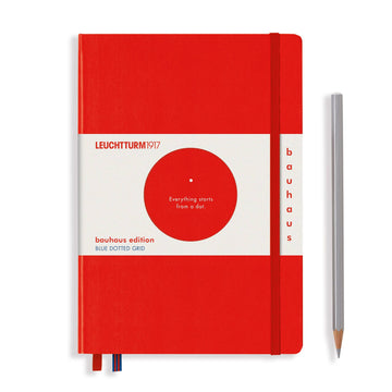 Bauhaus Edition Hardcover Notebook in Red