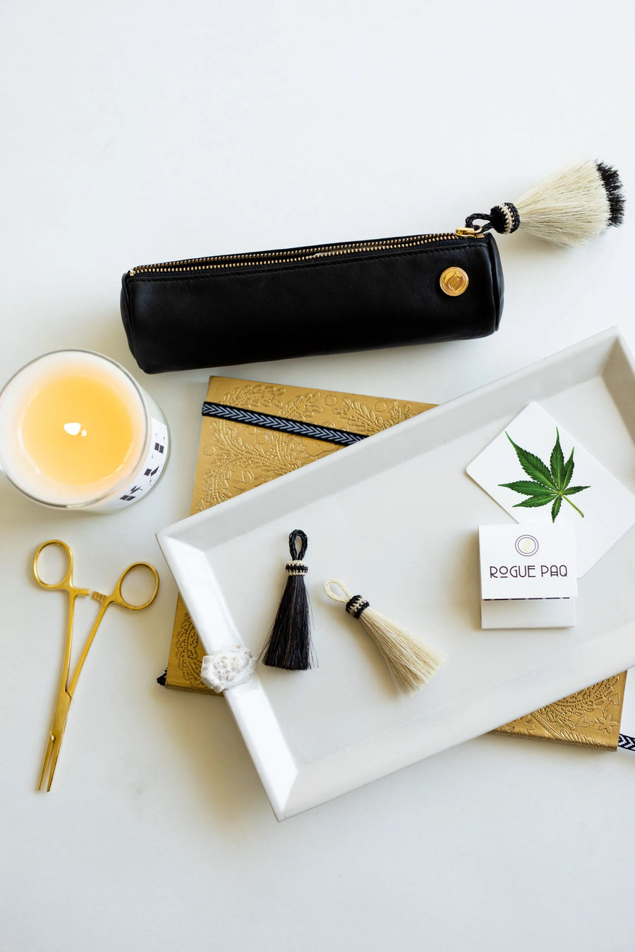 Gold-Tone Packing Tool and Joint Clip by Rogue Paq
